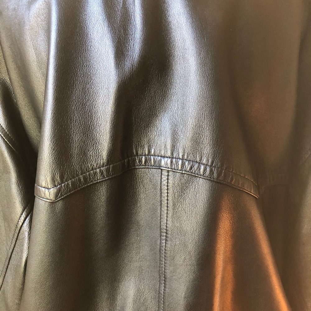 Men’s Bally Leather Bomber Jacket - Picture 7 of 12